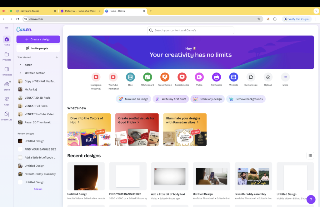 canva pro pricing in india